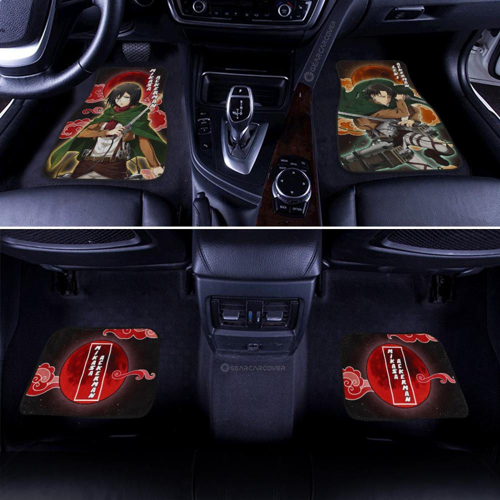 Mikasa Ackerman Car Floor Mats Custom - Gearcarcover - 3