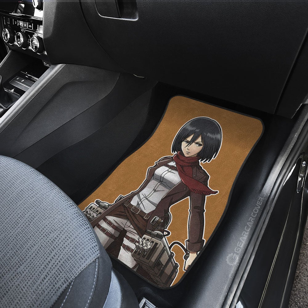 Mikasa Ackerman Car Floor Mats Custom Main Hero Car Accessories - Gearcarcover - 4