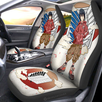 Mikasa Ackerman Car Seat Covers AOT Collection - Gearcarcover - 1