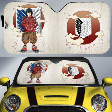 Mikasa Ackerman Car Sunshade AOT Collection - Gearcarcover - 1
