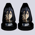 Mikasa Ackerman Quotes Car Seat Covers Custom Car Accessories - Gearcarcover - 4