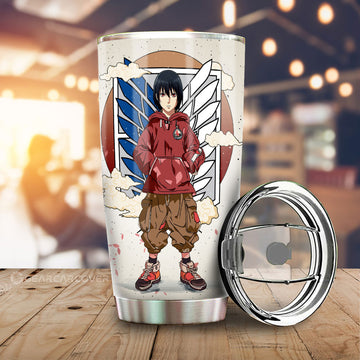 Mikasa Ackerman Tumbler Cup AOT Collection - Gearcarcover - 1