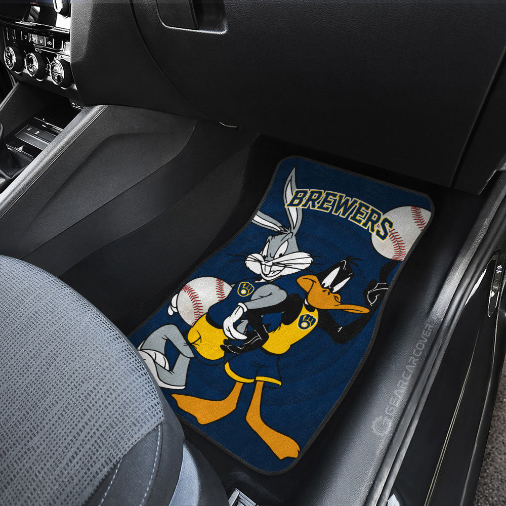Milwaukee Brewers Car Floor Mats Custom Car Accessories - Gearcarcover - 3