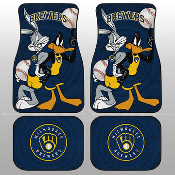 Milwaukee Brewers Car Floor Mats Custom Car Accessories - Gearcarcover - 1