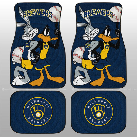 Milwaukee Brewers Car Floor Mats Custom Car Accessories - Gearcarcover - 1