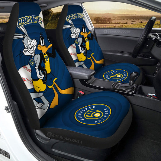 Milwaukee Brewers Car Seat Covers Custom Car Accessories - Gearcarcover - 2
