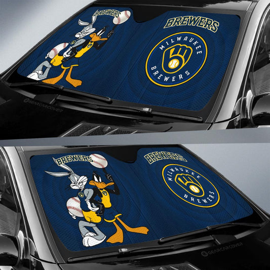 Milwaukee Brewers Car Sunshade Custom Car Accessories - Gearcarcover - 2