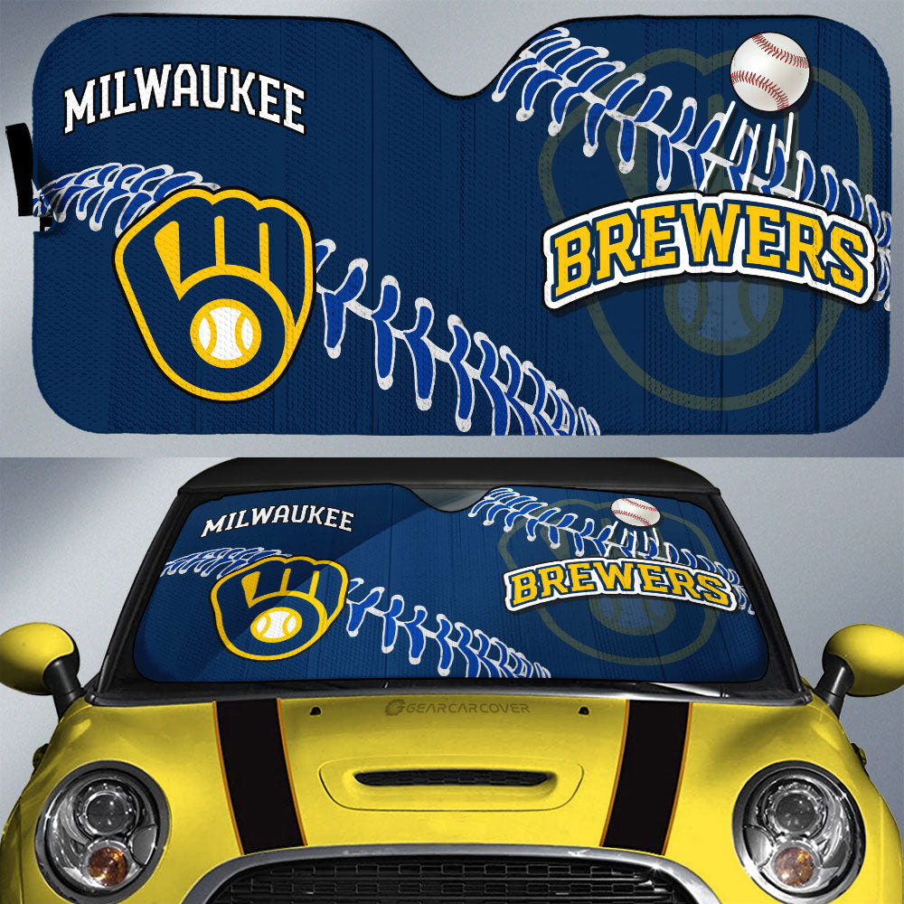 Milwaukee Brewers Car Sunshade Custom Car Accessories - Gearcarcover - 1