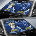 Milwaukee Brewers Car Sunshade Skull Theme Collection - Gearcarcover - 2