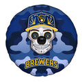 Milwaukee Brewers Spare Tire Covers Camera Hole Skull Theme Collection - Gearcarcover - 4