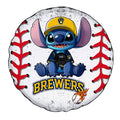 Milwaukee Brewers Spare Tire Covers Camera Hole Stitch Theme Collection - Gearcarcover - 4