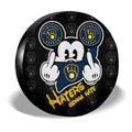 Milwaukee Brewers Spare Tire Covers Custom Car Accessories - Gearcarcover - 3