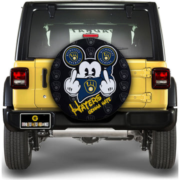 Milwaukee Brewers Spare Tire Covers Custom Car Accessories - Gearcarcover - 1