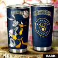 Milwaukee Brewers Tumbler Cup Custom Car Accessories - Gearcarcover - 1