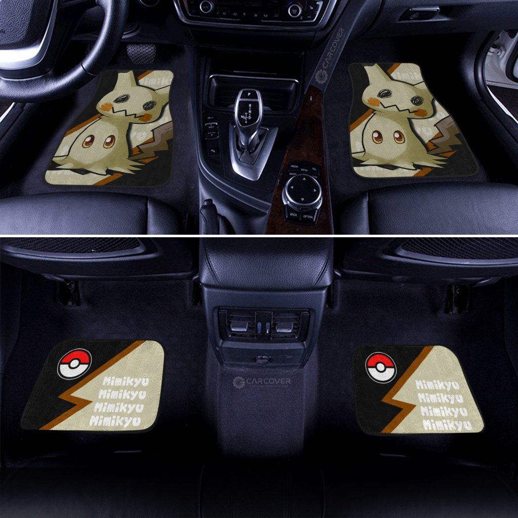 Mimikyu Car Floor Mats Custom Anime Car Interior Accessories - Gearcarcover - 2