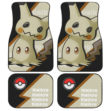 Mimikyu Car Floor Mats Custom Anime Car Interior Accessories - Gearcarcover - 1