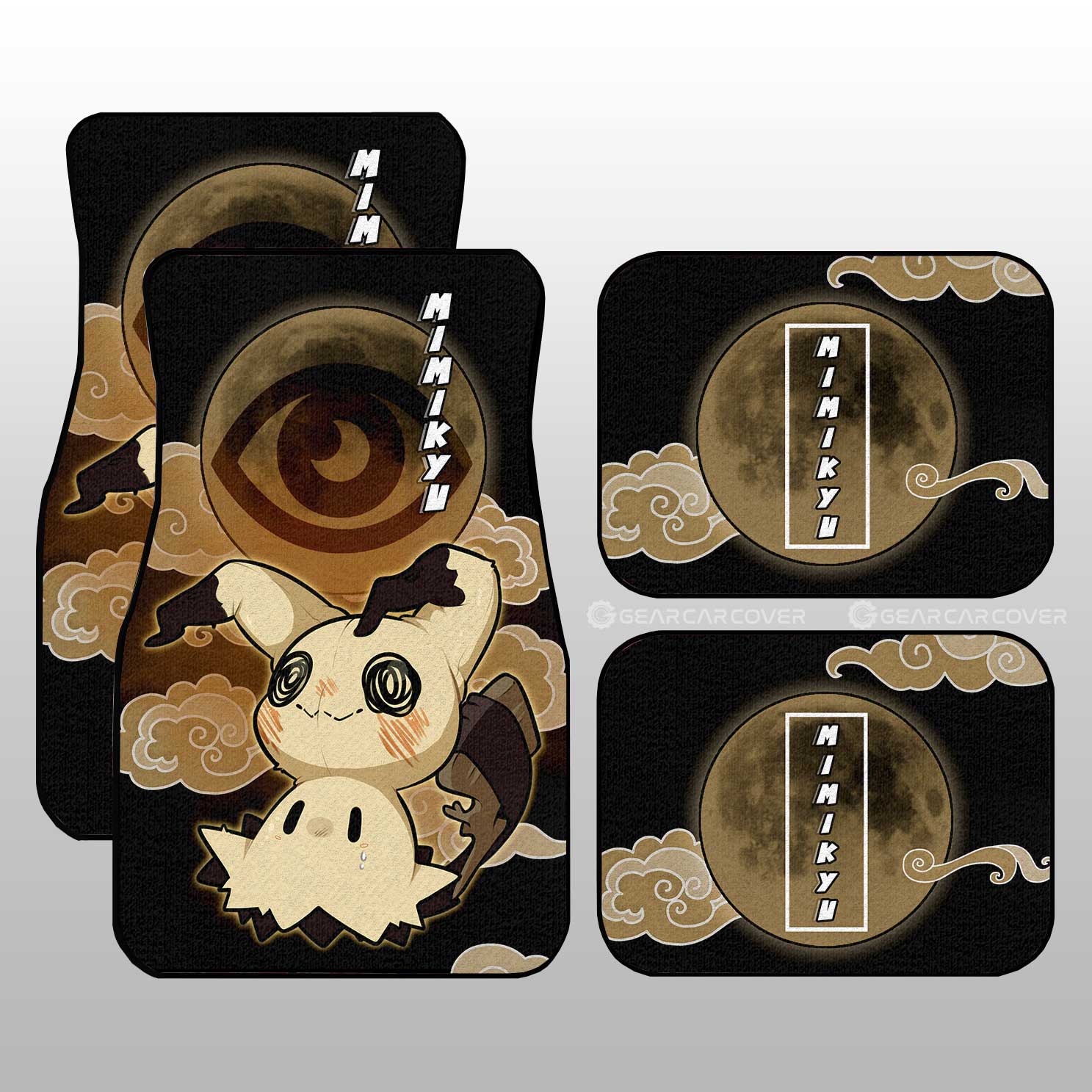 Mimikyu Car Floor Mats Custom Car Accessories For Fans - Gearcarcover - 1