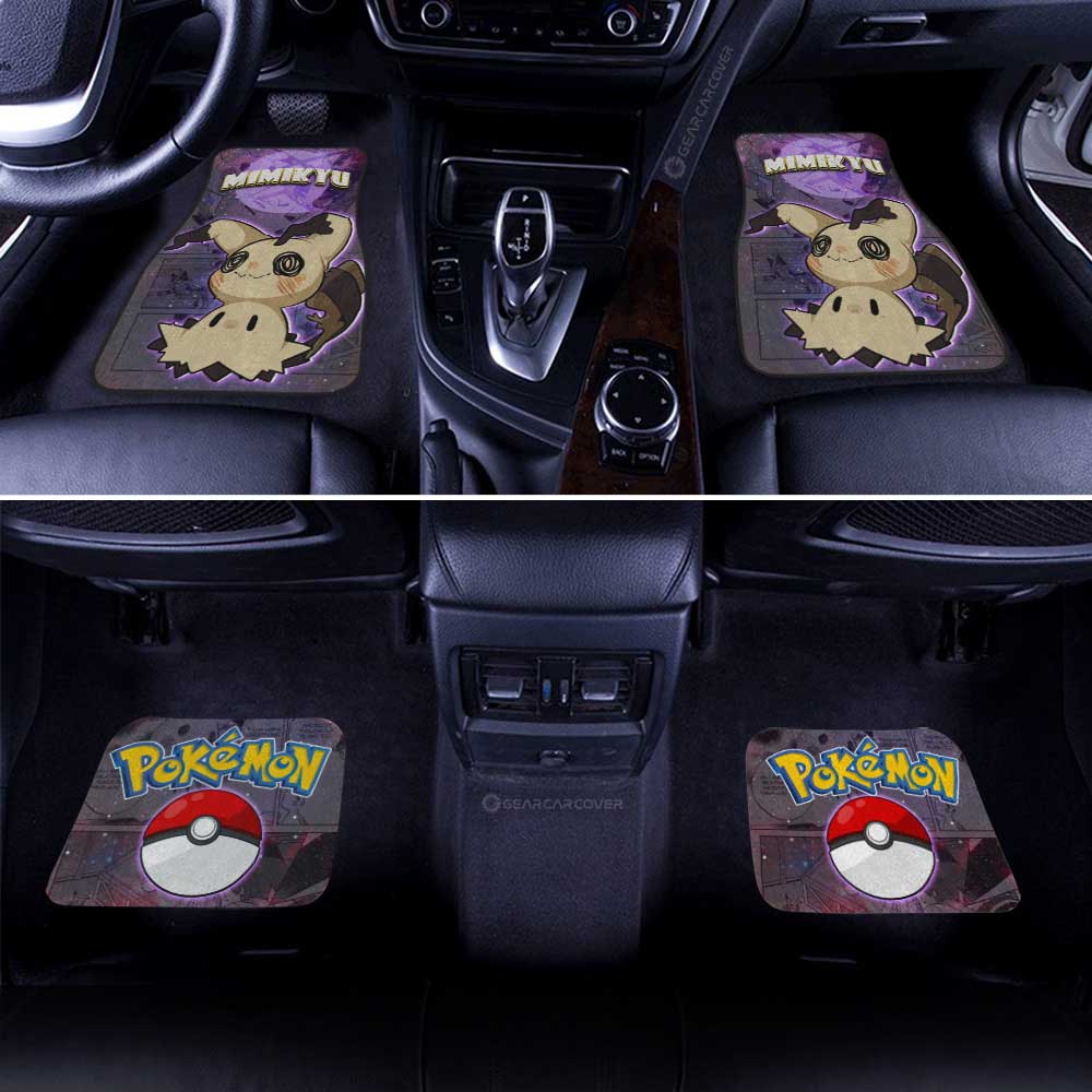 Mimikyu Car Floor Mats Custom Galaxy Manga Style - Gearcarcover - 3