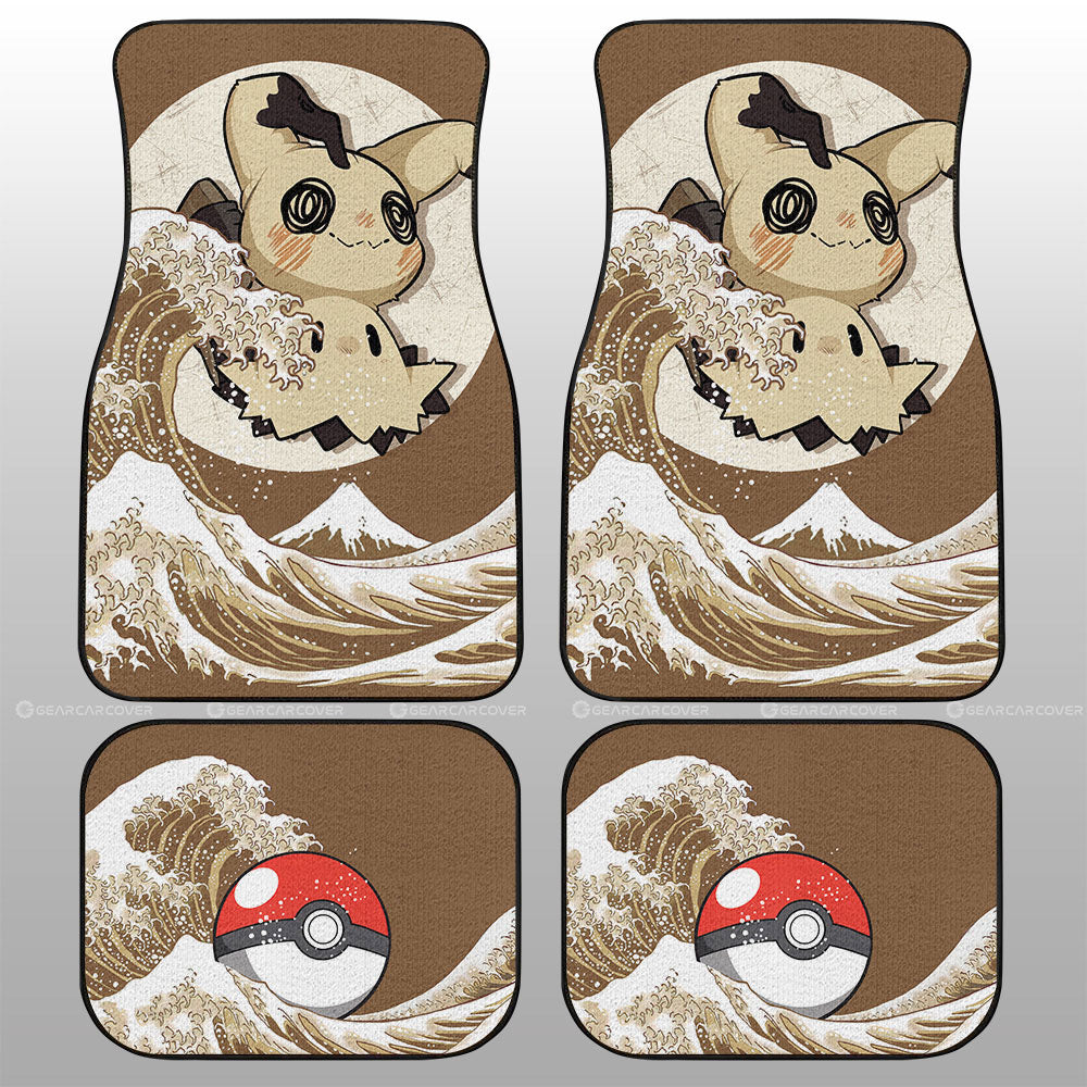 Mimikyu Car Floor Mats Custom Pokemon Car Accessories - Gearcarcover - 1