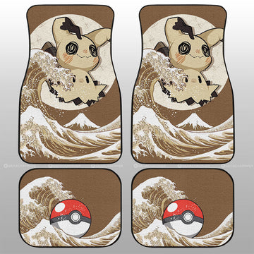 Mimikyu Car Floor Mats Custom Pokemon Car Accessories - Gearcarcover - 1