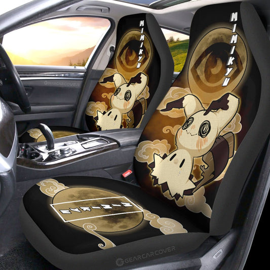 Mimikyu Car Seat Covers Custom Anime Car Accessories For Anime Fans - Gearcarcover - 2