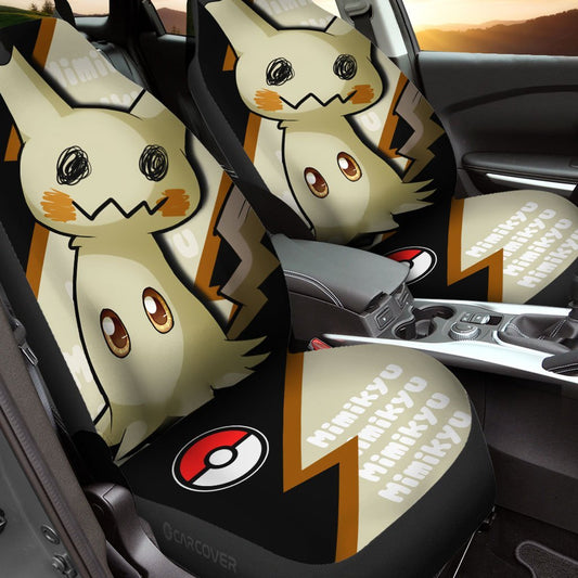 Mimikyu Car Seat Covers Custom Anime Car Accessories - Gearcarcover - 1