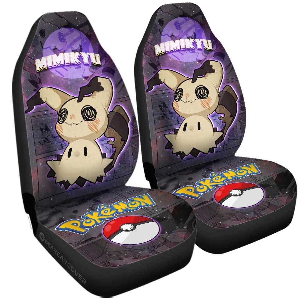Mimikyu Car Seat Covers Custom Anime Galaxy Manga Style - Gearcarcover - 3