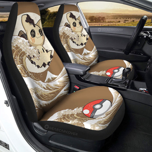 Mimikyu Car Seat Covers Custom Pokemon Car Accessories - Gearcarcover - 2