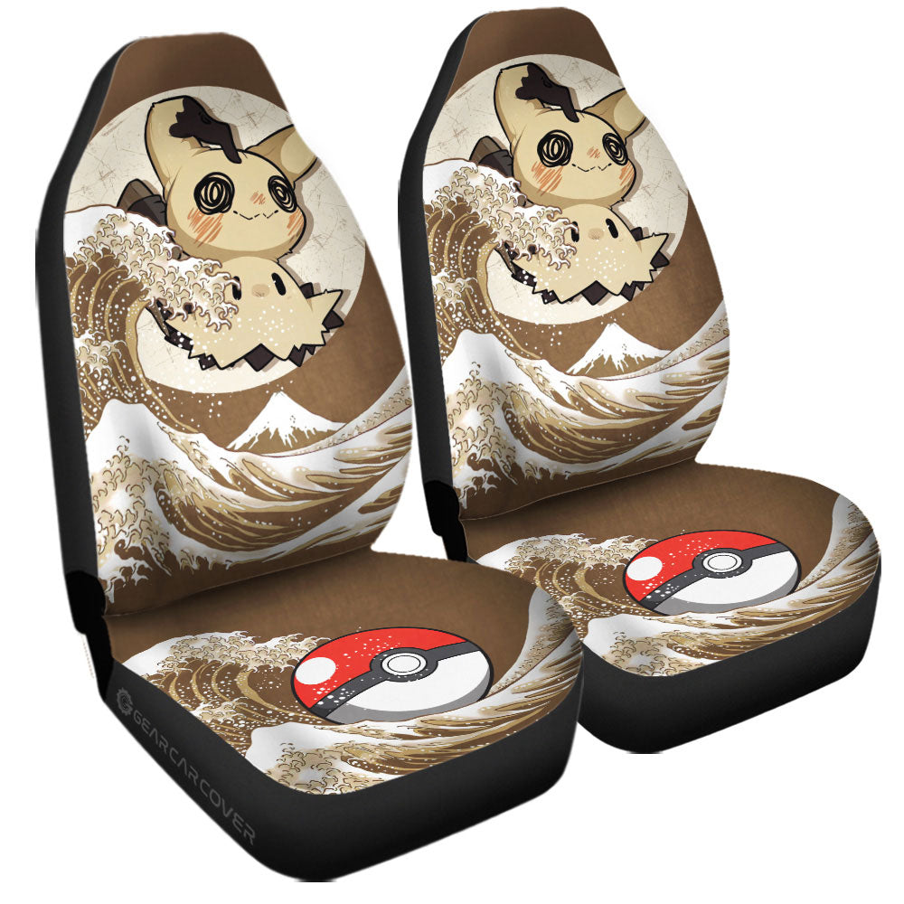 Mimikyu Car Seat Covers Custom Pokemon Car Accessories - Gearcarcover - 3