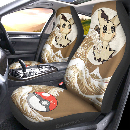Mimikyu Car Seat Covers Custom Pokemon Car Accessories - Gearcarcover - 1