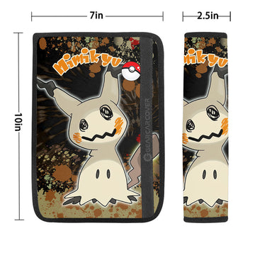 Mimikyu Seat Belt Covers Custom Tie Dye Style Anime Car Accessories - Gearcarcover - 1