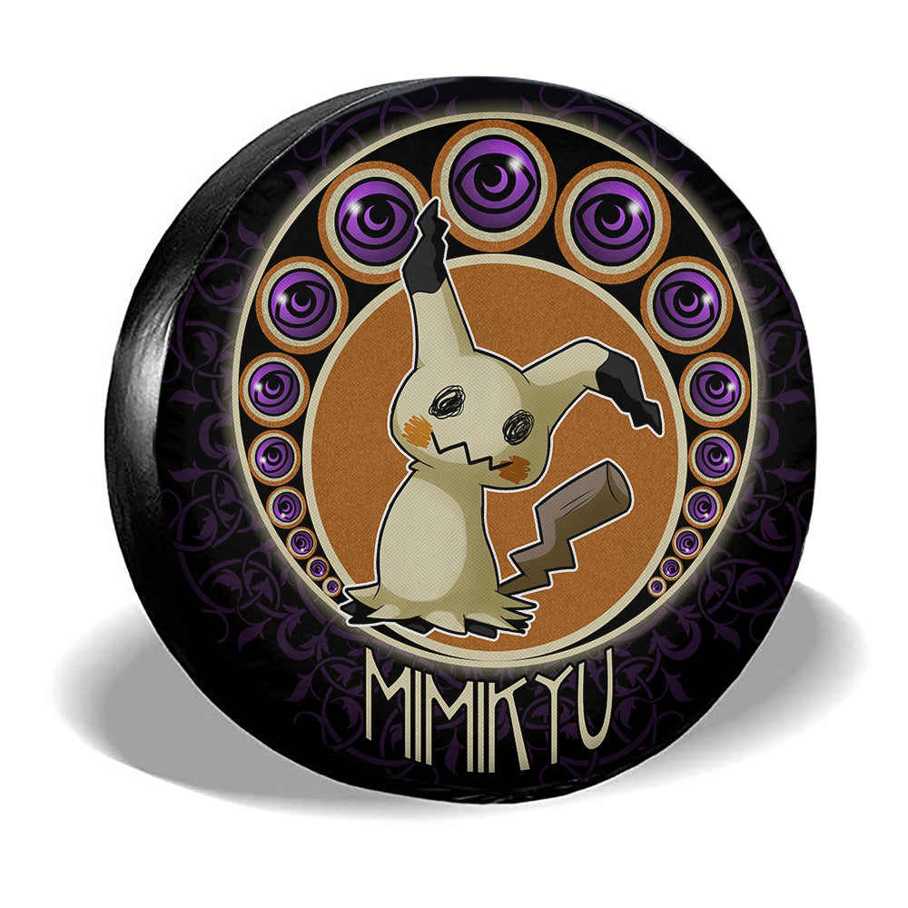 Mimikyu Spare Tire Cover Custom For Fans - Gearcarcover - 3