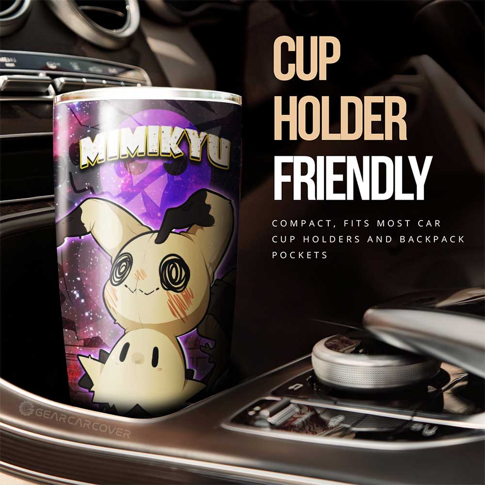 Mimikyu Tumbler Cup Custom Anime Galaxy Manga Style - Gearcarcover - 2