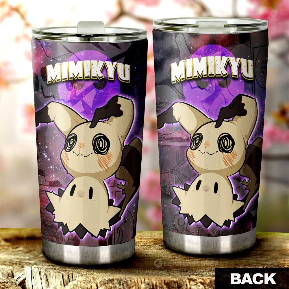 Mimikyu Tumbler Cup Custom Anime Galaxy Manga Style - Gearcarcover - 3