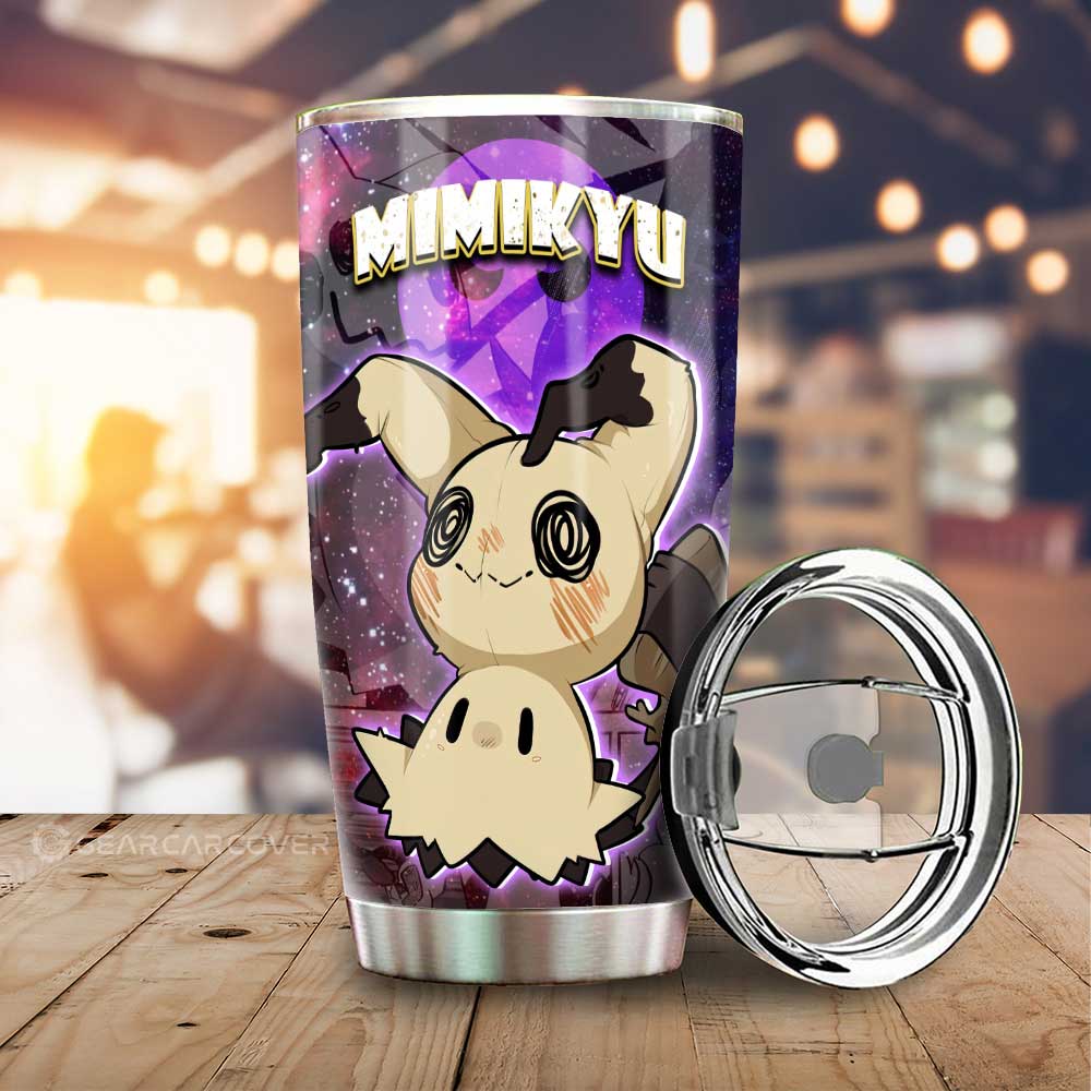 Mimikyu Tumbler Cup Custom Anime Galaxy Manga Style - Gearcarcover - 1