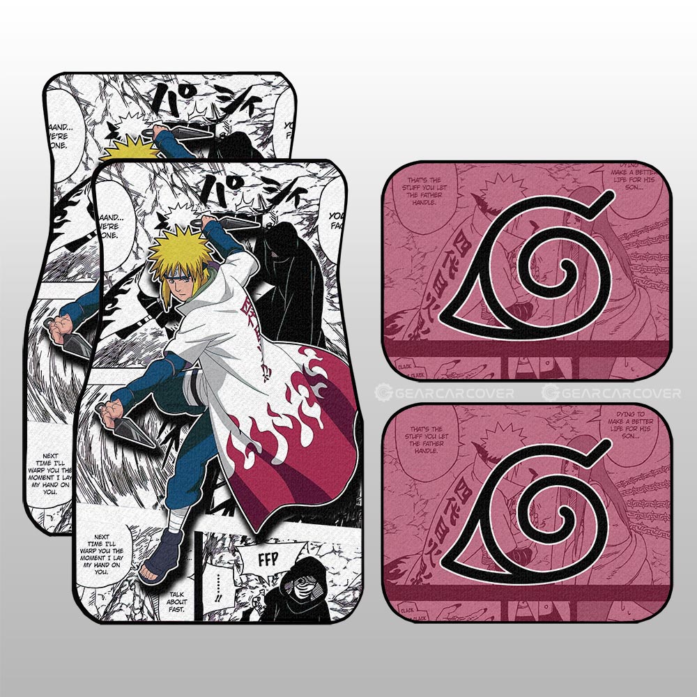 Minato Car Floor Mats Custom Anime Car Accessories Mix Manga - Gearcarcover - 1