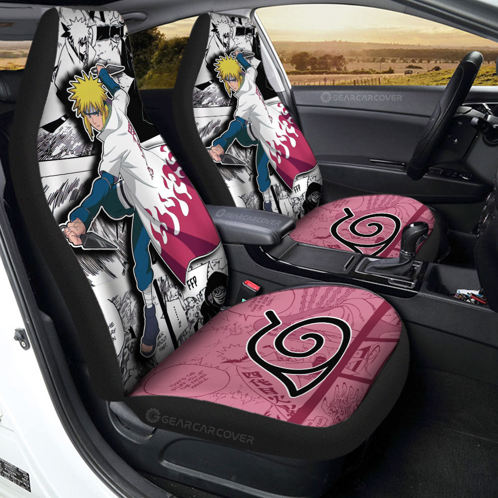 Minato Car Seat Covers Custom Anime Car Accessories Mix Manga - Gearcarcover - 1
