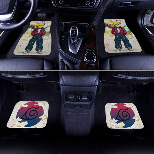 Minato Namikaze Car Floor Mats Anime Collection - Gearcarcover - 2