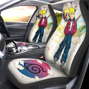 Minato Namikaze Car Seat Covers Anime Collection - Gearcarcover - 1