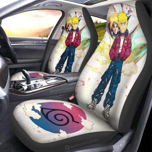 Minato Namikaze Car Seat Covers Anime Collection - Gearcarcover - 1