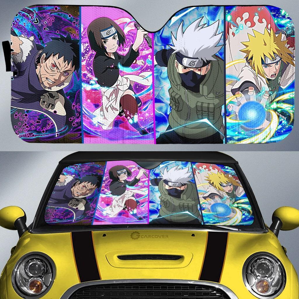 Minato Team Car Sunshade Custom Anime Car Accessories - Gearcarcover - 1