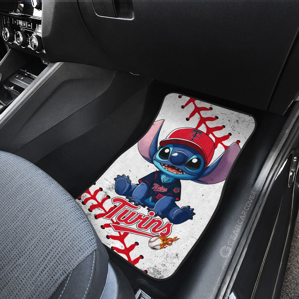 Minnesota Twins Car Floor Mats Stitch Theme Collection - Gearcarcover - 3