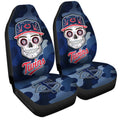 Minnesota Twins Car Seat Covers Skull Theme Collection - Gearcarcover - 3