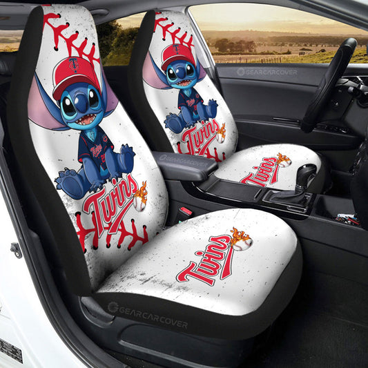 Minnesota Twins Car Seat Covers Stitch Theme Collection - Gearcarcover - 2