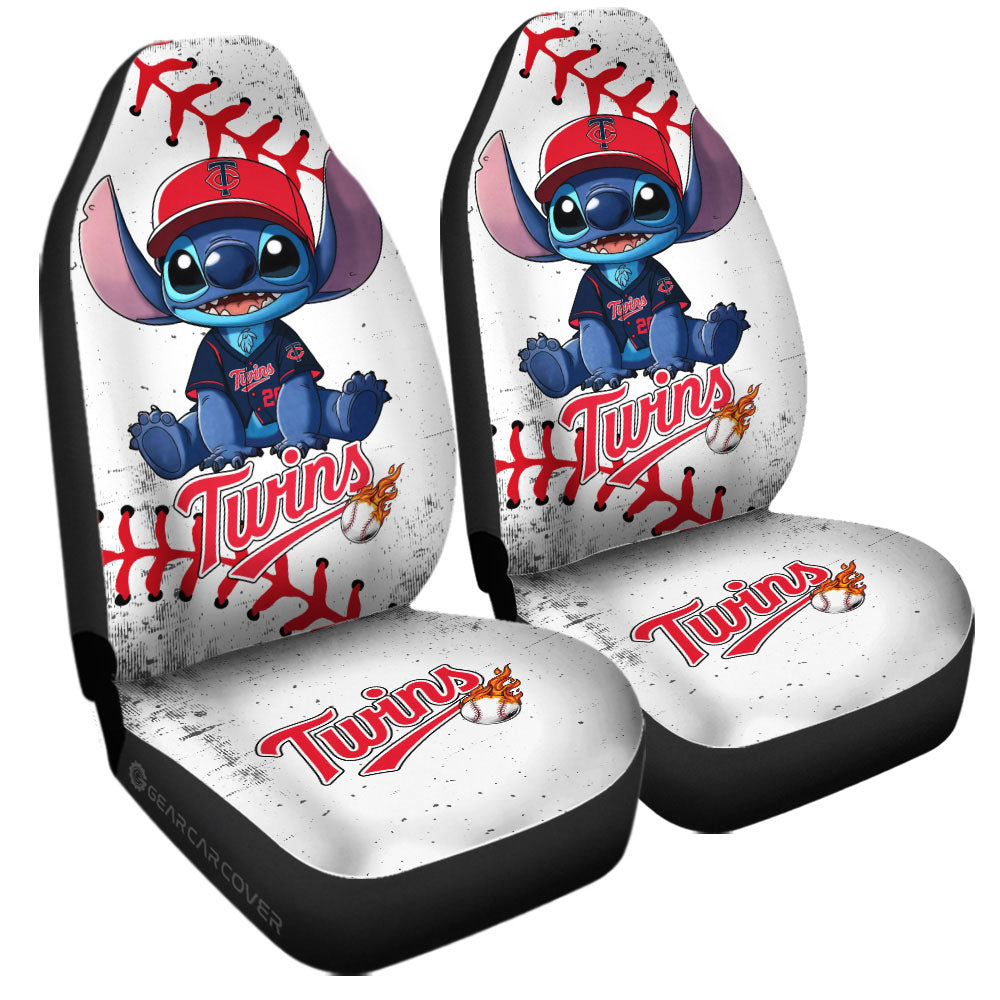Minnesota Twins Car Seat Covers Stitch Theme Collection - Gearcarcover - 3