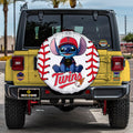Minnesota Twins Spare Tire Covers Camera Hole Stitch Theme Collection - Gearcarcover - 3