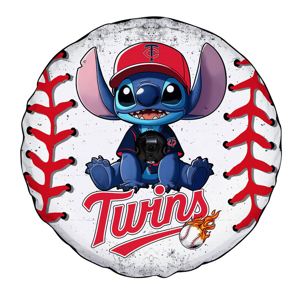Minnesota Twins Spare Tire Covers Camera Hole Stitch Theme Collection - Gearcarcover - 4