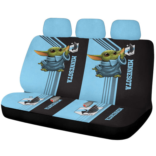 Minnesota United FC Car Back Seat Covers Custom Car Accessories - Gearcarcover - 1
