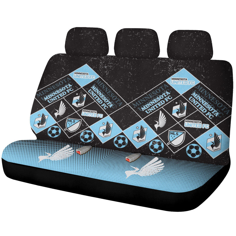 Minnesota United FC Car Back Seat Covers Sporty Team Collection - Gearcarcover - 1