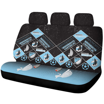 Minnesota United FC Car Back Seat Covers Sporty Team Collection - Gearcarcover - 1